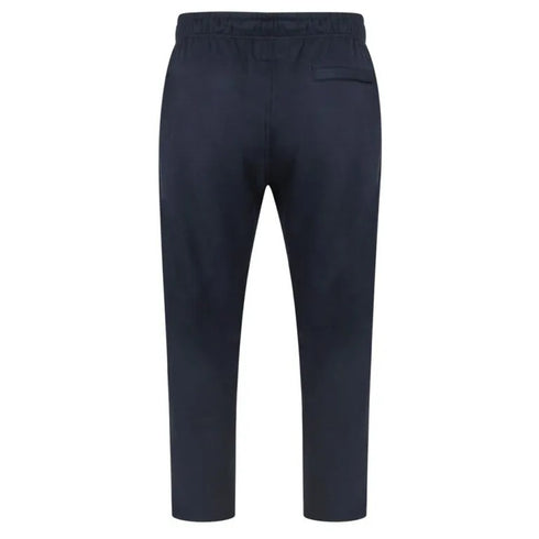 Forge Mens Fleece Zipper Pockets Plus Size Joggers Navy F-201